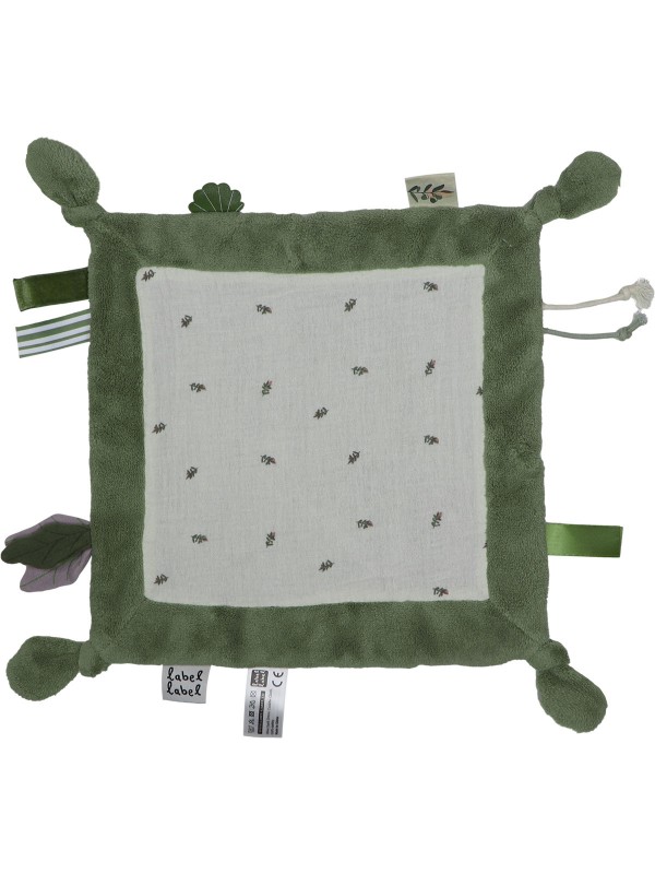 Label Label | Knuffeldoekje – Olijf Donkergroen - Afbeelding 2