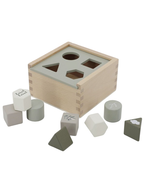 Label Label | Vormen Sorteer Box – Olijf Groen