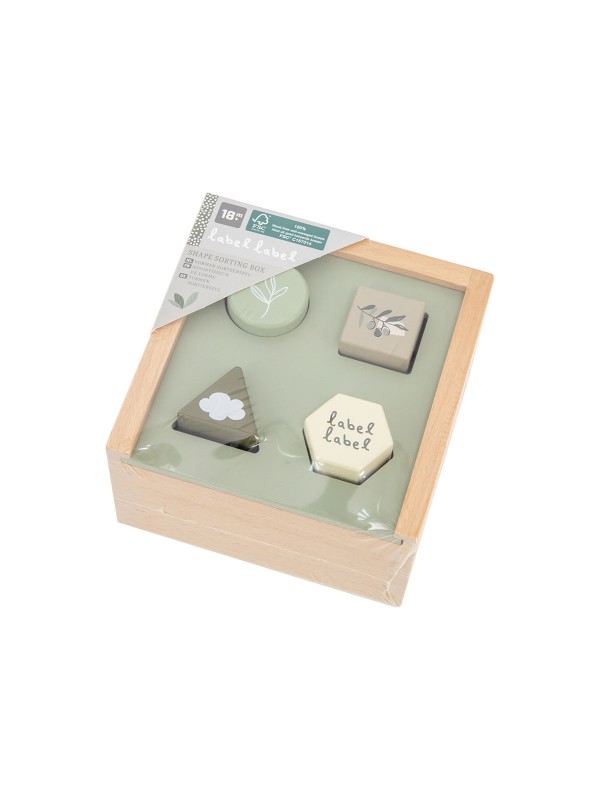 Label Label | Vormen Sorteer Box – Olijf Groen - Afbeelding 6