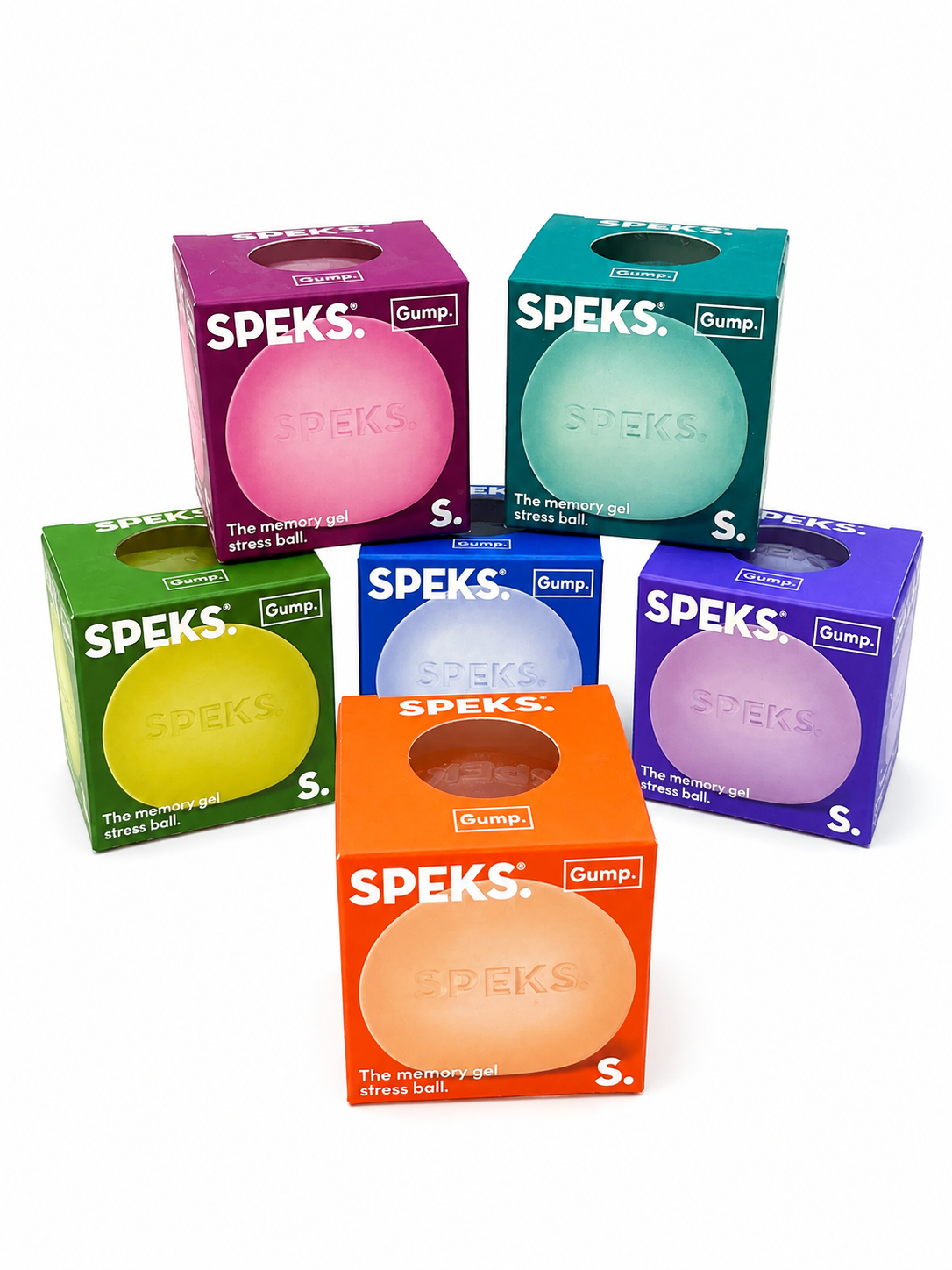 Speks | Original Gump Gel Stressbal - 6 kleuren