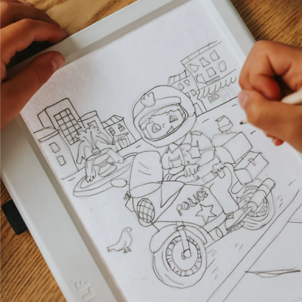 Kidywolf | Kidydraw Pad Refill 'Everyday heroes' 6+ - Afbeelding 8