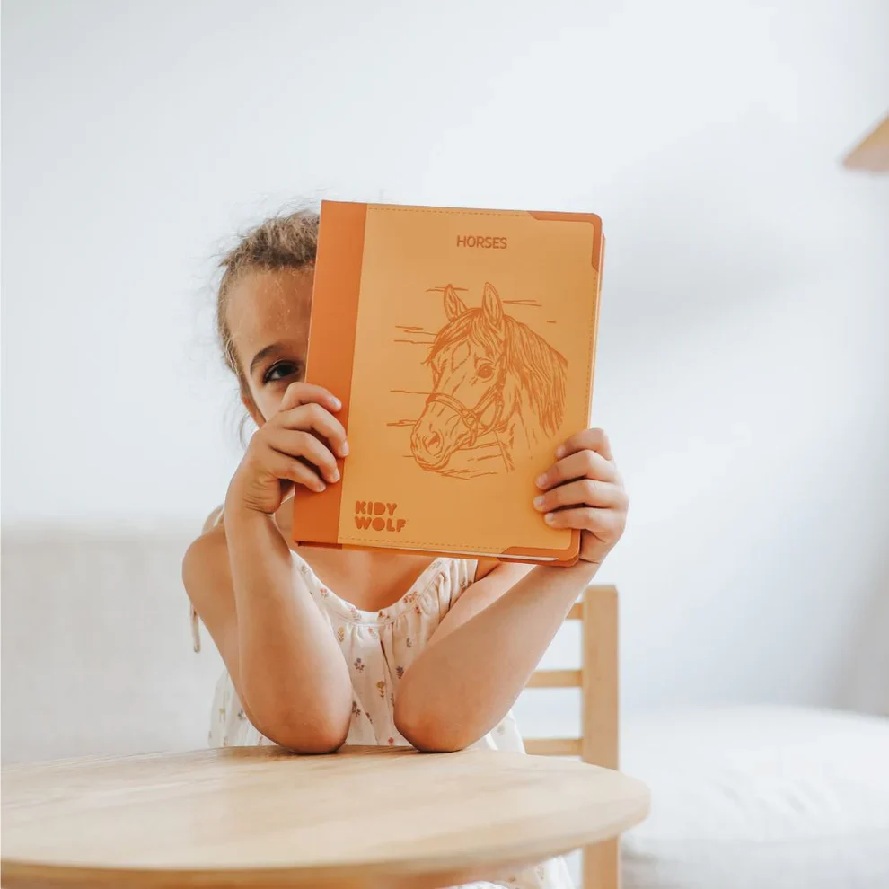 Kidywolf | Kidydraw Pad Refill ‘Horses’ 8+ - Afbeelding 7