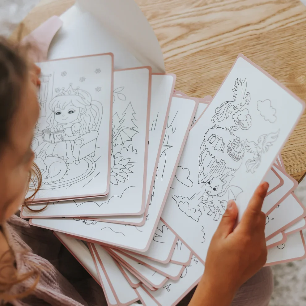 Kidywolf | Kidydraw Pad Refill ‘Once Upon a Time’ 6+ - Afbeelding 6