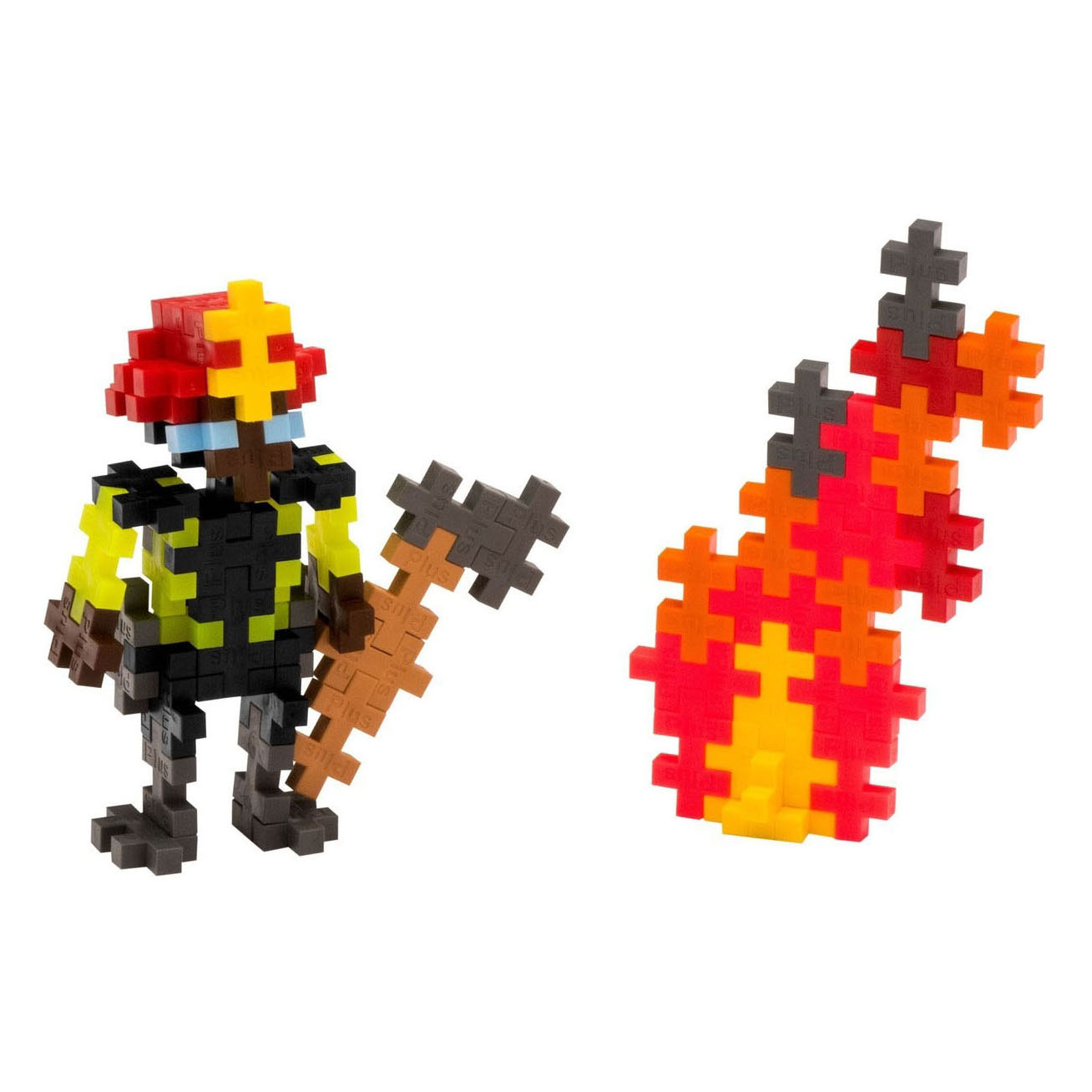 Plus-Plus | Tube Fire Fighter 100 stuks - Afbeelding 2
