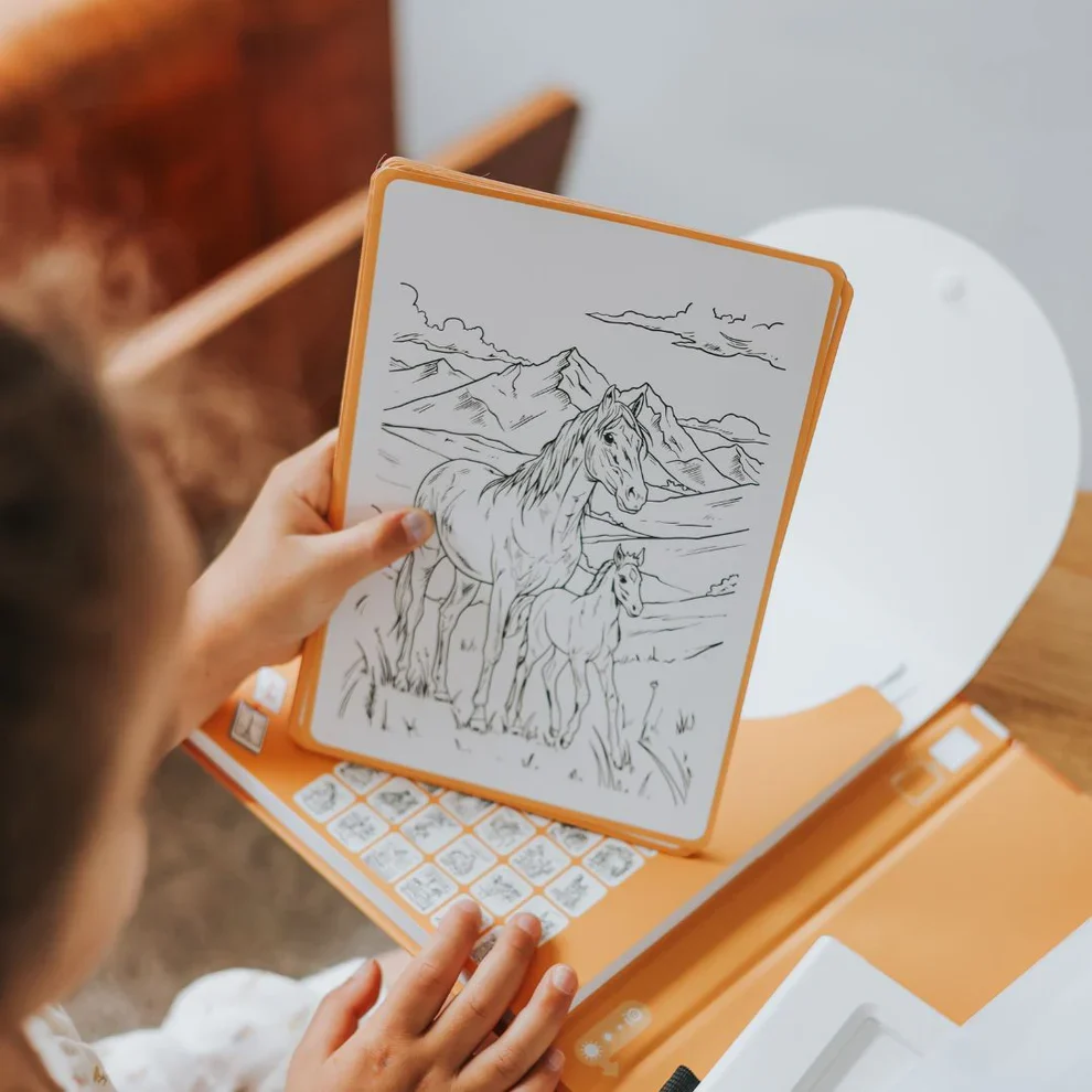 Kidywolf | Kidydraw Pad Refill ‘Horses’ 8+ - Afbeelding 8