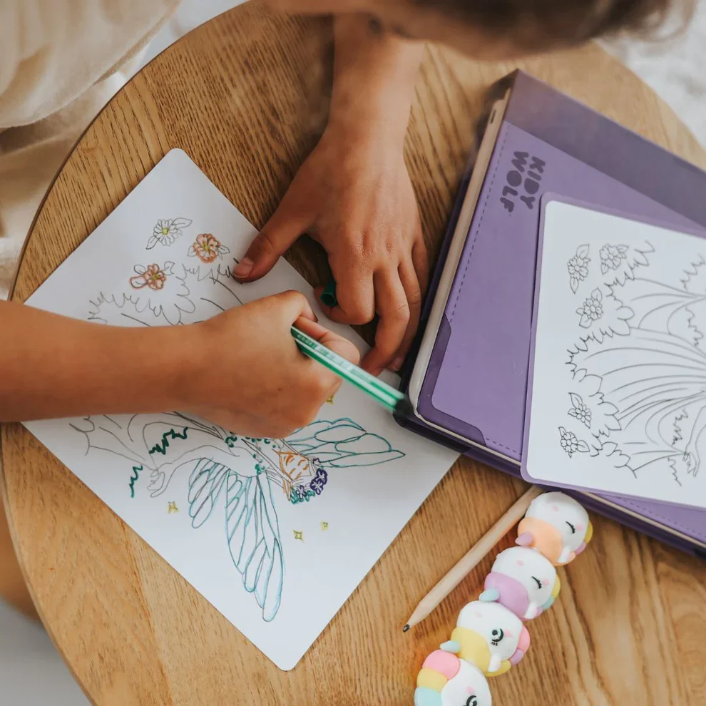 Kidywolf | Kidydraw Pad Refill ‘Once Upon a Time’ 8+ - Afbeelding 6