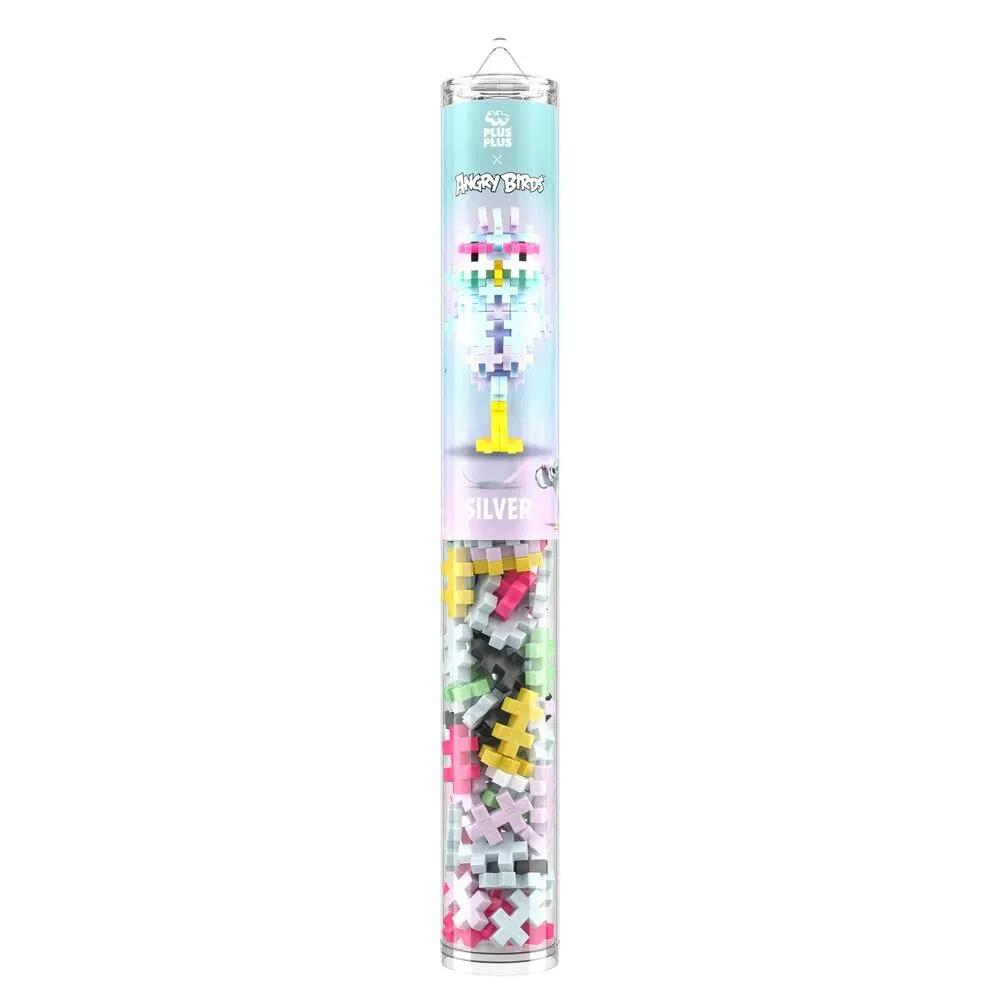 Plus-Plus | Tube Angry Birds – Silver 110 stuks - Afbeelding 3