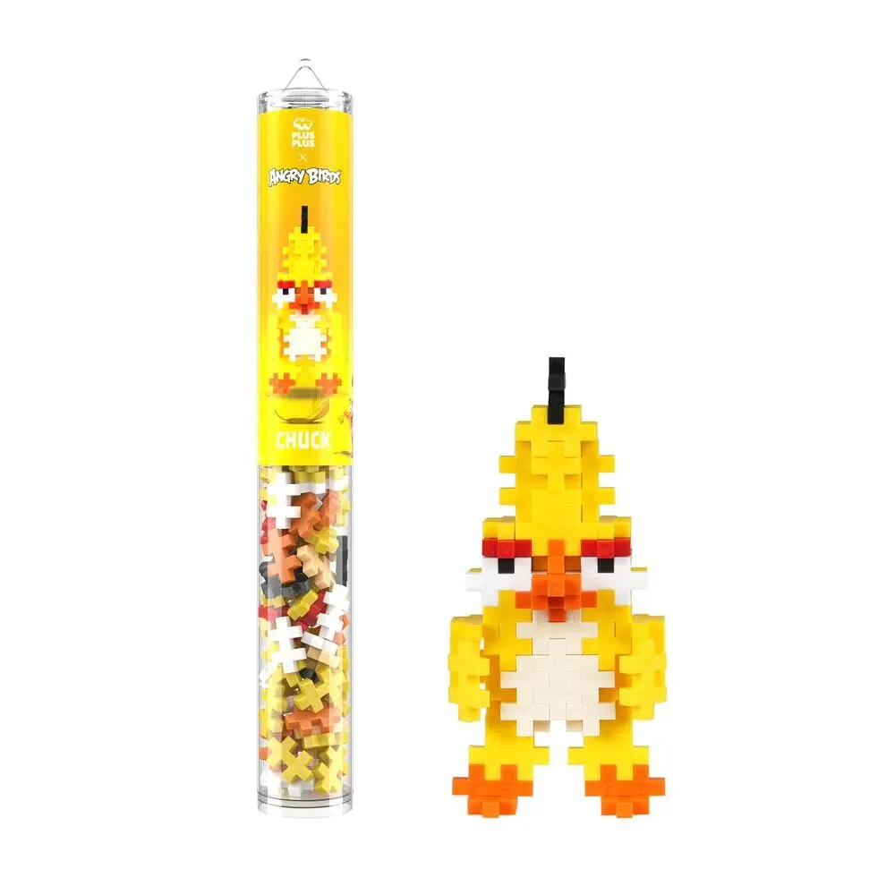 Plus-Plus | Tube Angry Birds – Chuck 110 stuks