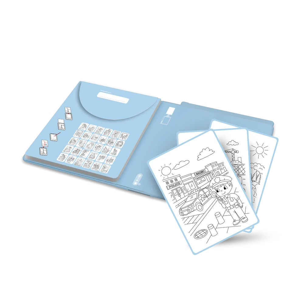 Kidywolf | Kidydraw Pad Refill 'Everyday heroes' 6+ - Afbeelding 2