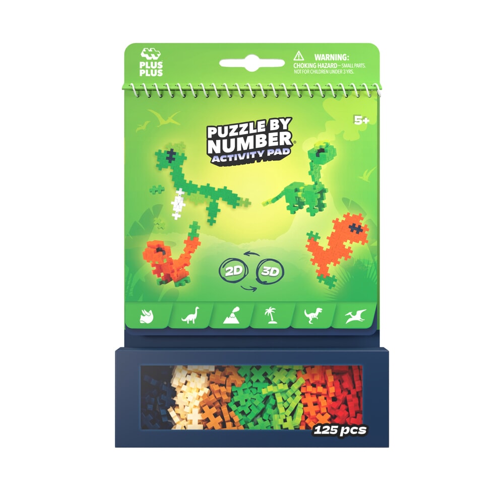 Plus-Plus | Activity Pad – Dinosaurs - Afbeelding 3