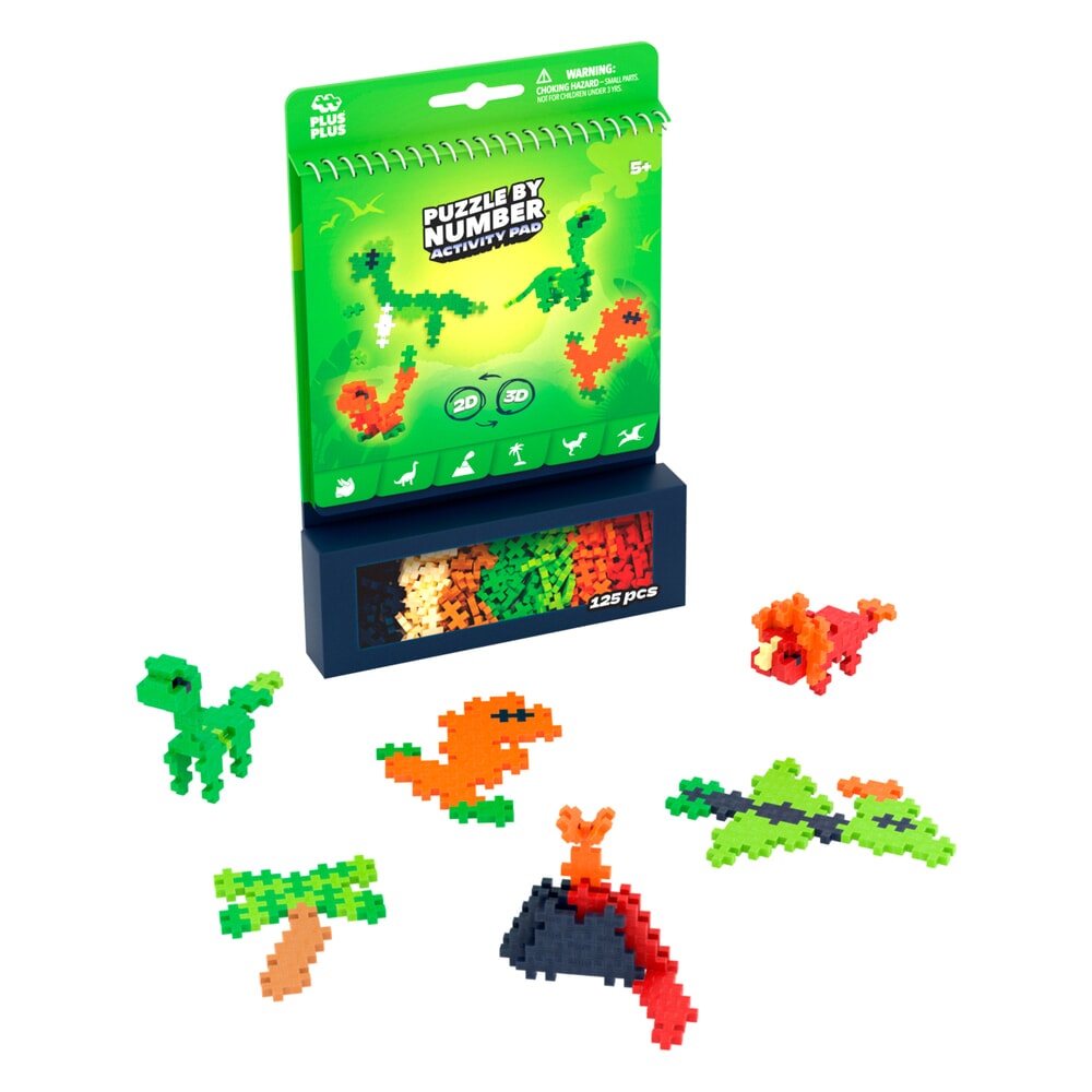 Plus-Plus | Activity Pad – Dinosaurs