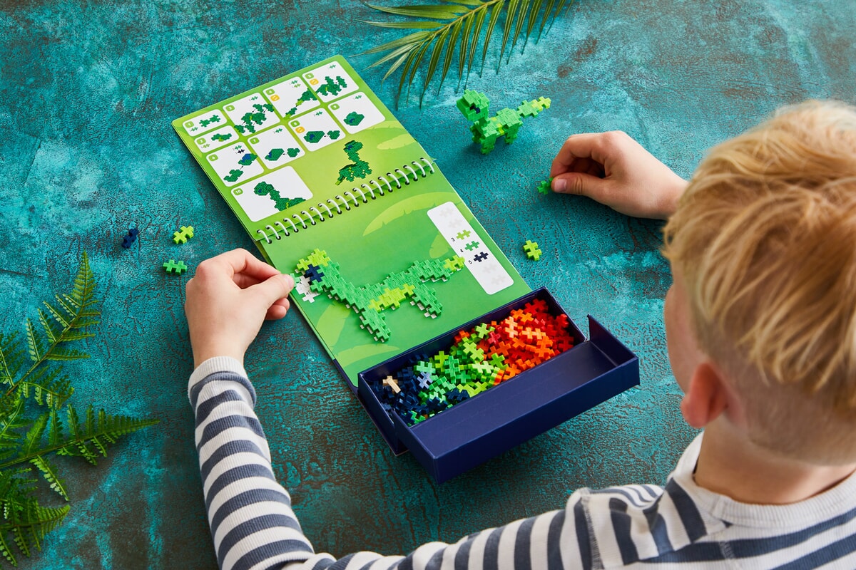 Plus-Plus | Activity Pad – Dinosaurs - Afbeelding 5