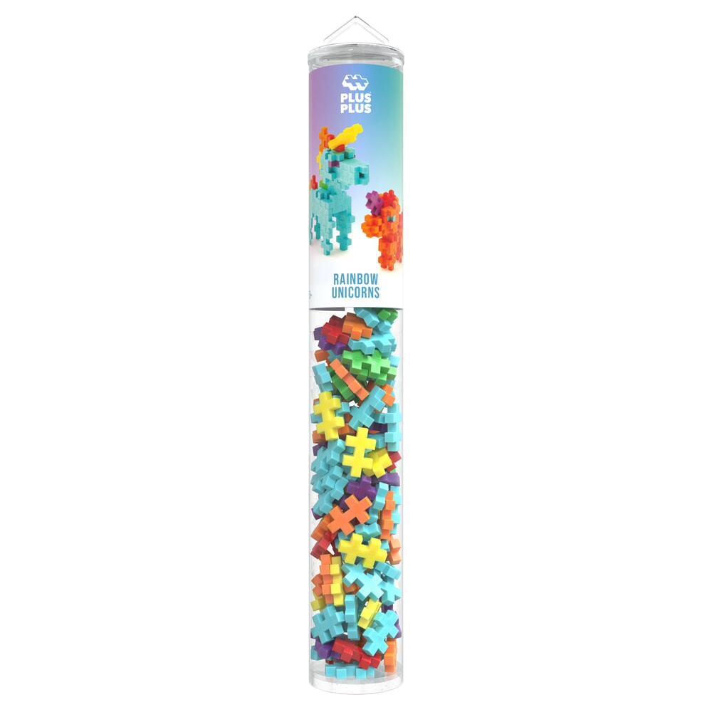 Plus-Plus | Tube Rainbow Unicorns 100 stuks - Afbeelding 5