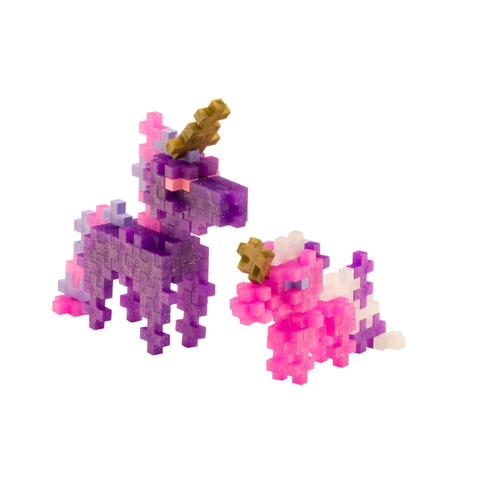 Plus-Plus | Tube Glitter Unicorns 100 stuks - Afbeelding 2