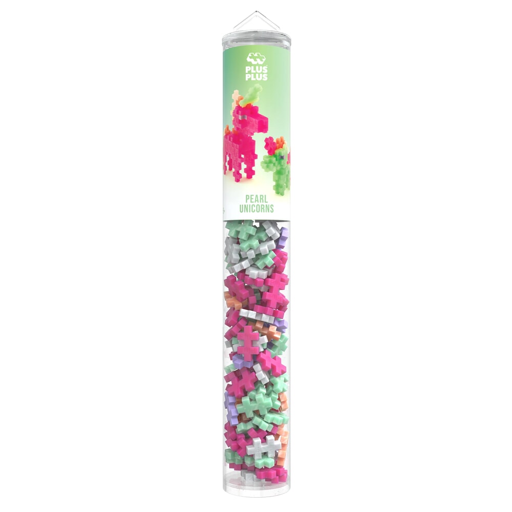 Plus-Plus | Tube Pearl Unicorns 100 stuks - Afbeelding 4