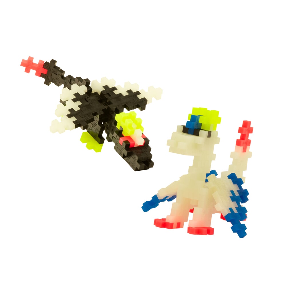 Plus-Plus | Tube Glow Dragons 100 stuks - Afbeelding 2