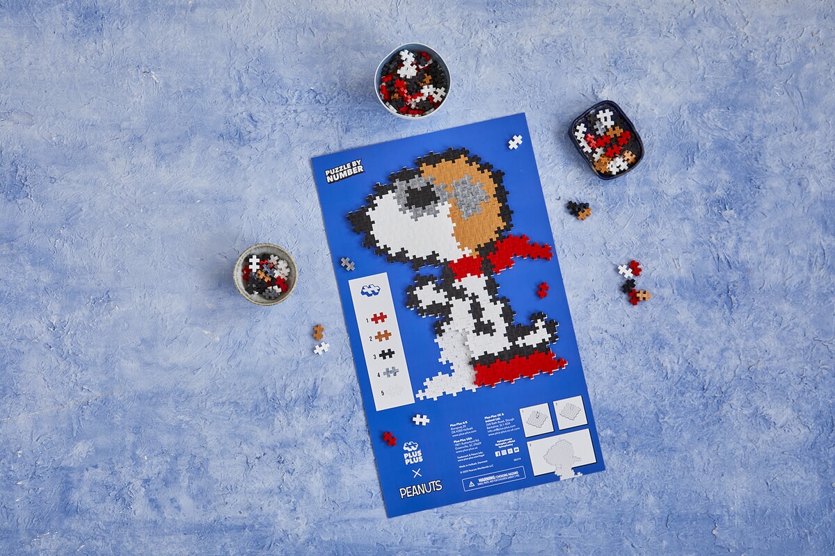 Plus-Plus | Puzzle By Number Flying Ace 275 stuks - Afbeelding 2