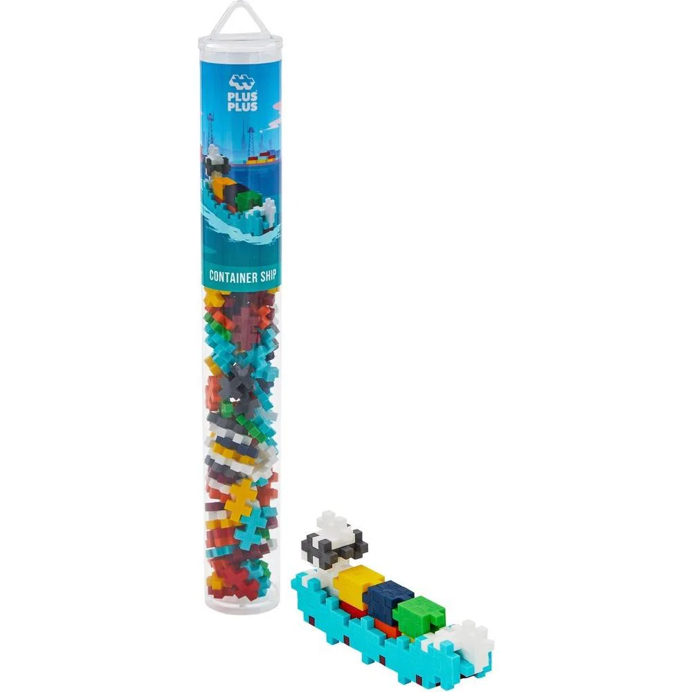 Plus-Plus | Tube Container Ship 100 stuks