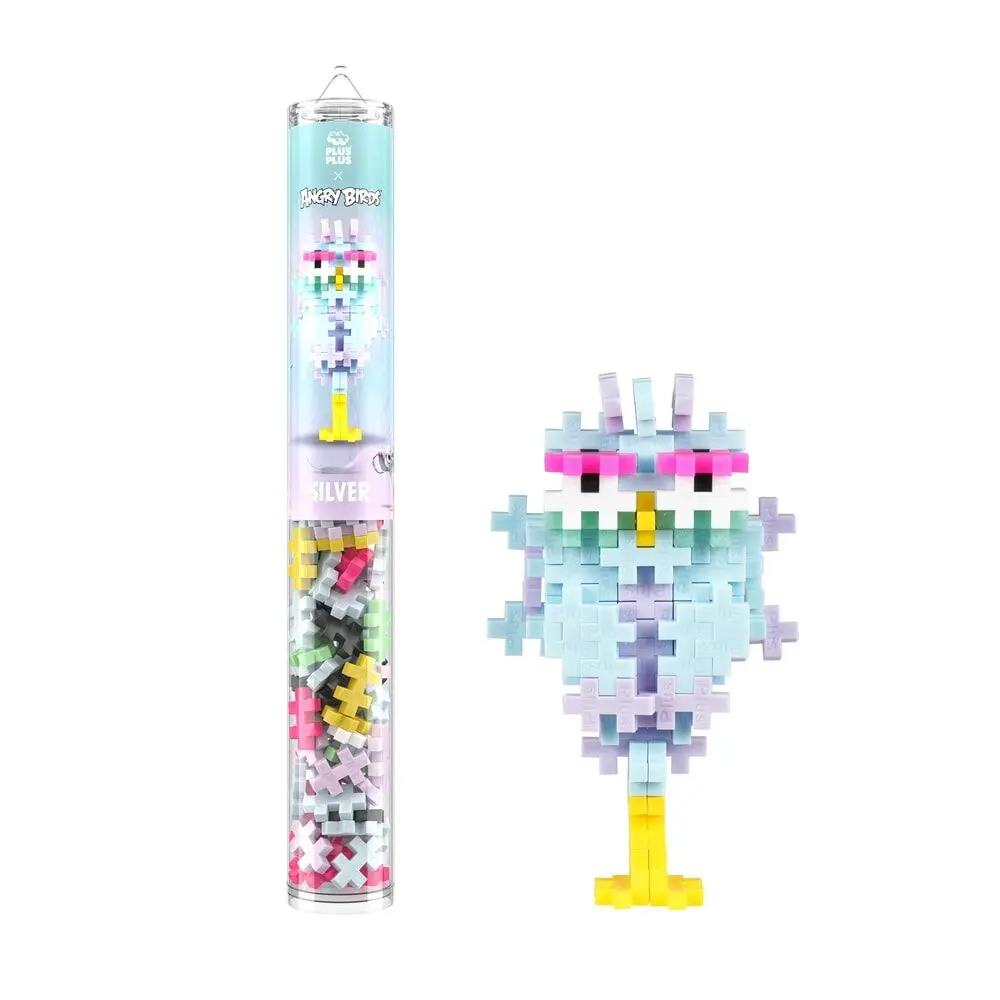 Plus-Plus | Tube Angry Birds – Silver 110 stuks