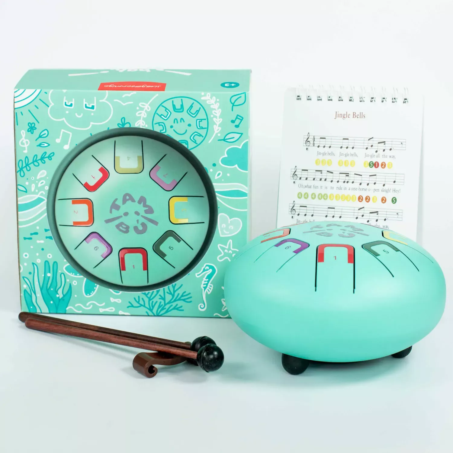 Baby Tambu | Tongtrommel - Teal Peal - Afbeelding 2
