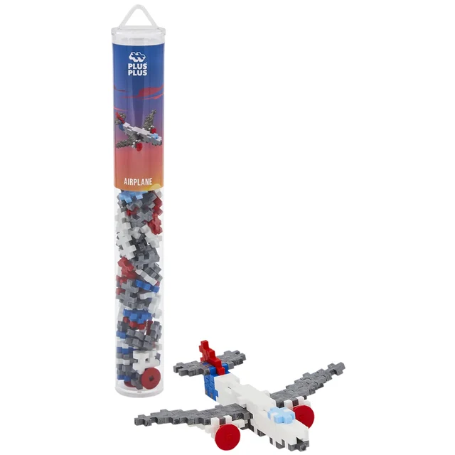 Plus-Plus | Tube Airplane 100 stuks