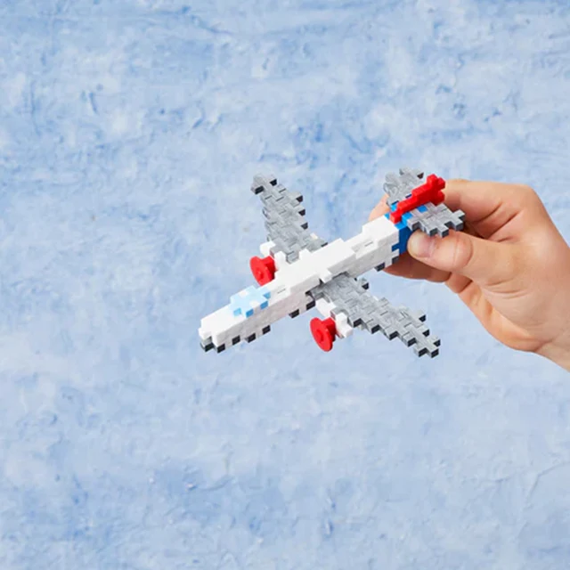 Plus-Plus | Tube Airplane 100 stuks - Afbeelding 2