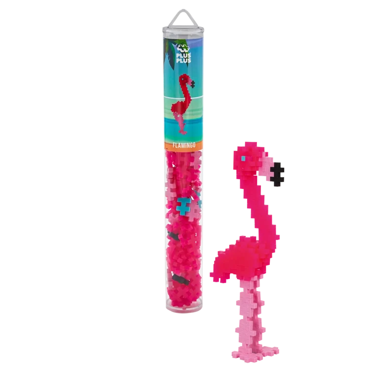 Plus-Plus | Tube Flamingo 100 stuks