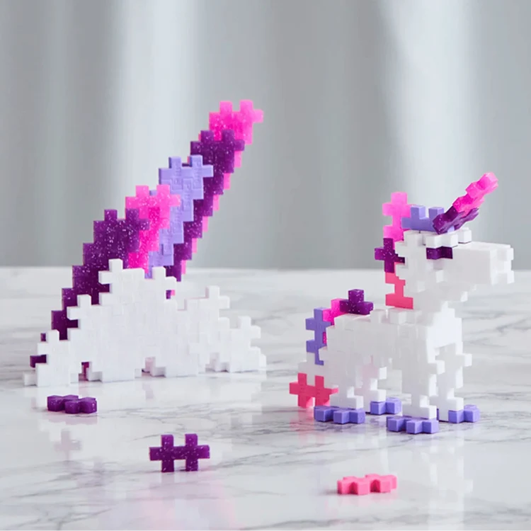 Plus-Plus | Tube Glitter 100 stuks - Afbeelding 2