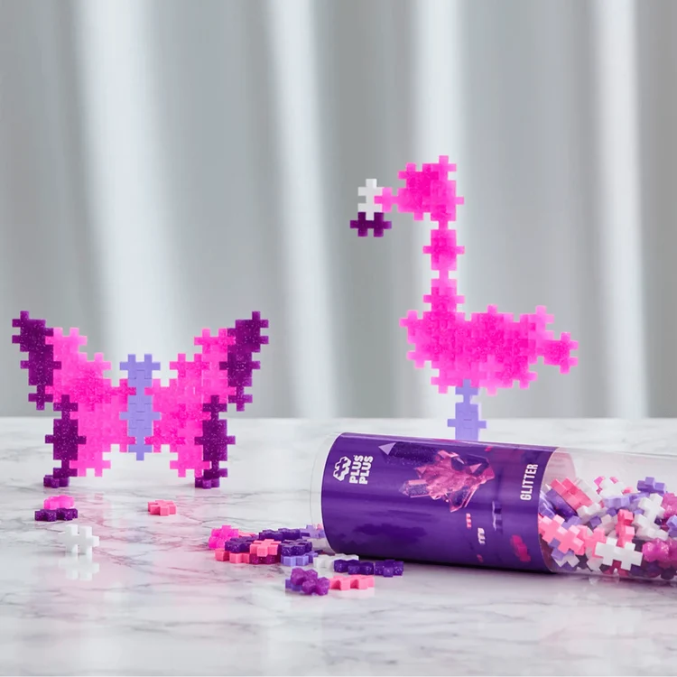 Plus-Plus | Tube Glitter 100 stuks - Afbeelding 3