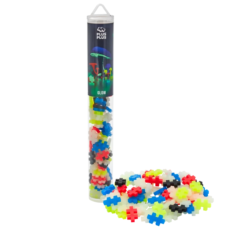 Plus-Plus | Tube Glow 100 stuks