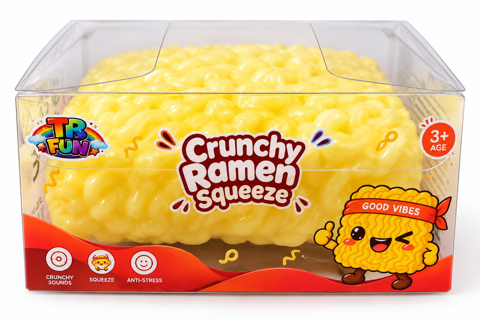 TB Fun | Crunchy Noodles Squishy Fidget - Afbeelding 2