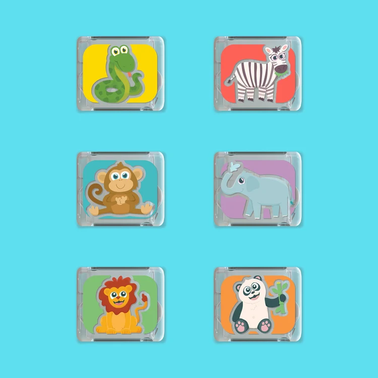 Glo Pals | Light cubes – Zoo - Afbeelding 3