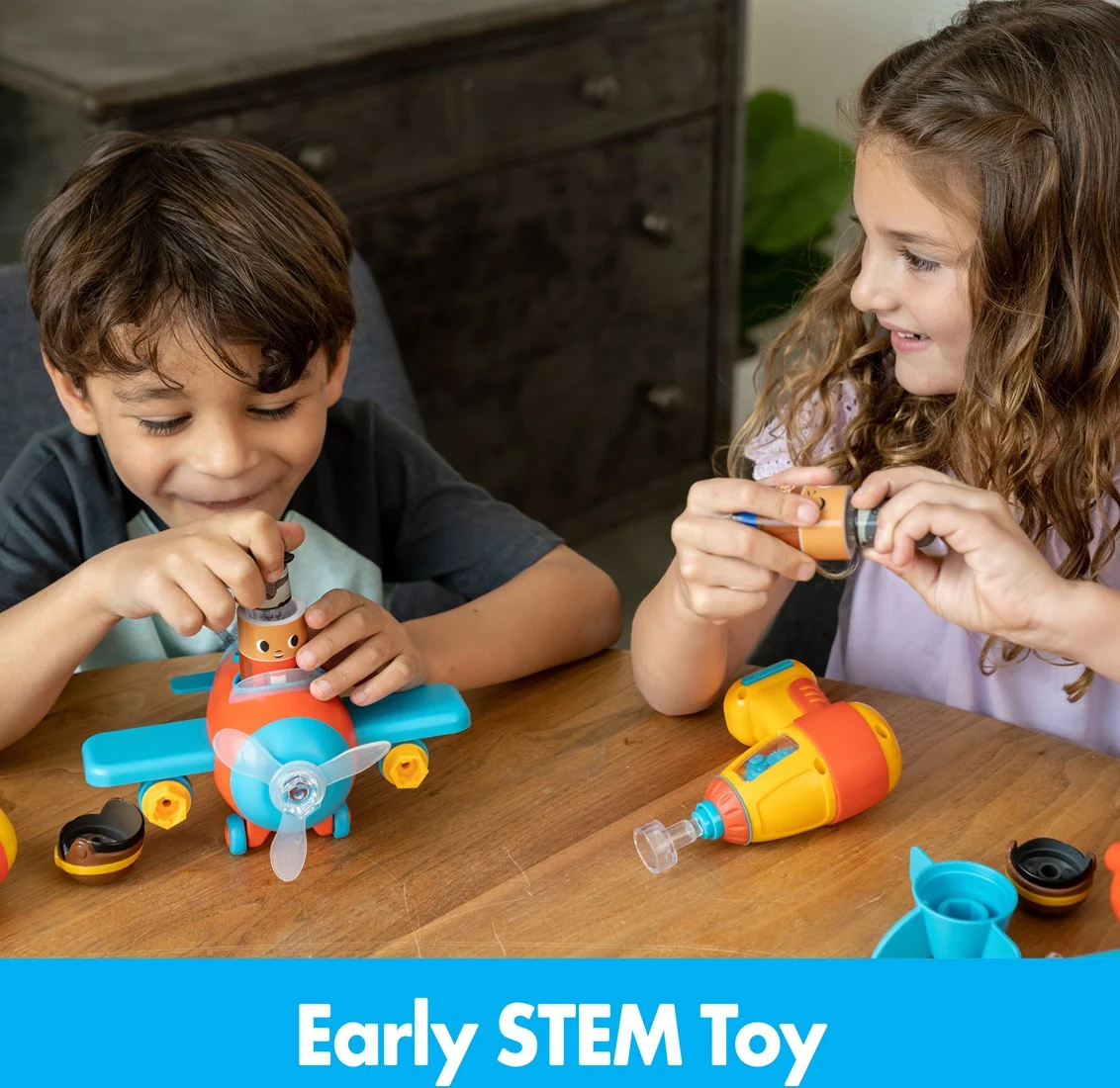Learning Resources | Design & Drill Bolt Buddies Plane - Educatief Bouwspeelgoed - Afbeelding 2