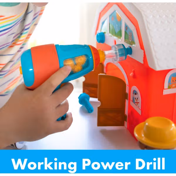 Learning Resources Design & Drill Bolt Buddies Barn - Educatief Bouwspeelgoed - Afbeelding 2